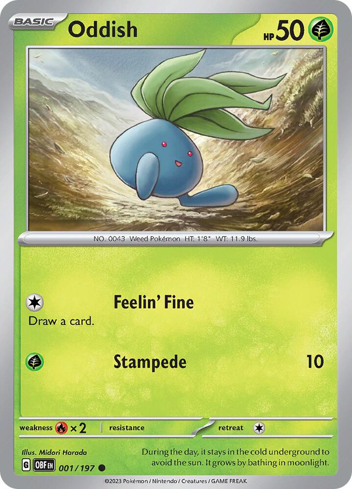 Oddish #1 - Obsidian Flames