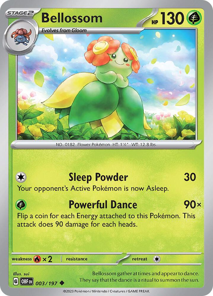 Bellossom #3 - Obsidian Flames