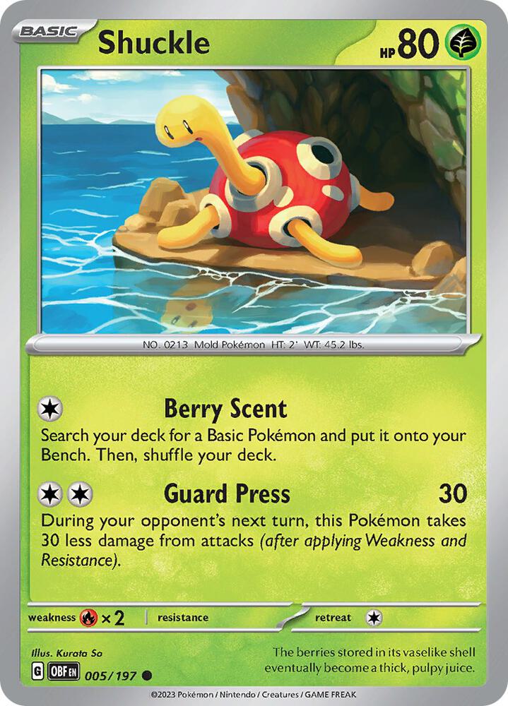 Shuckle #5 - Obsidian Flames
