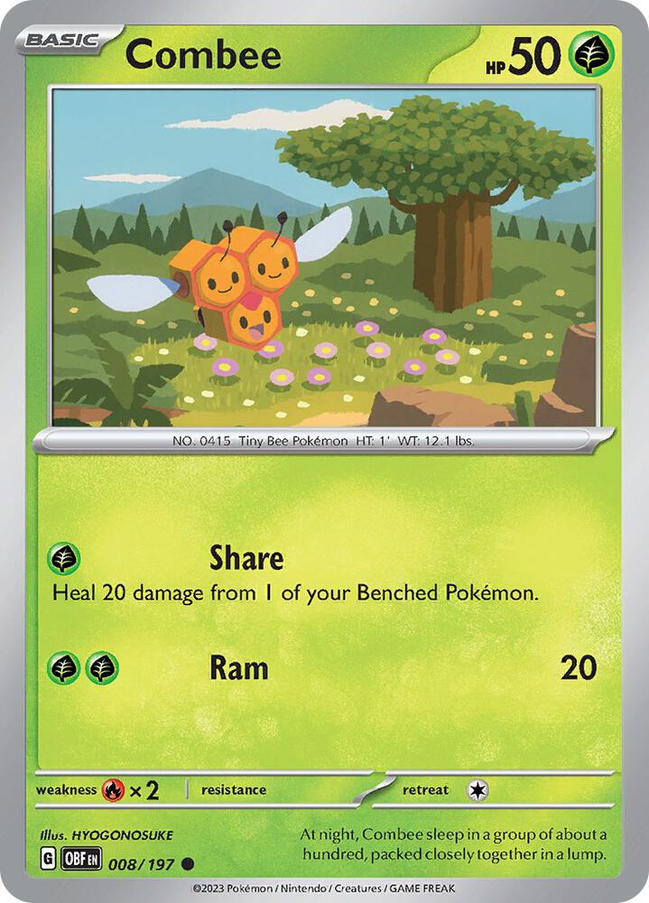 Combee #8 - Obsidian Flames