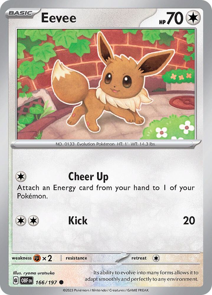 Eevee #166 - Obsidian Flames