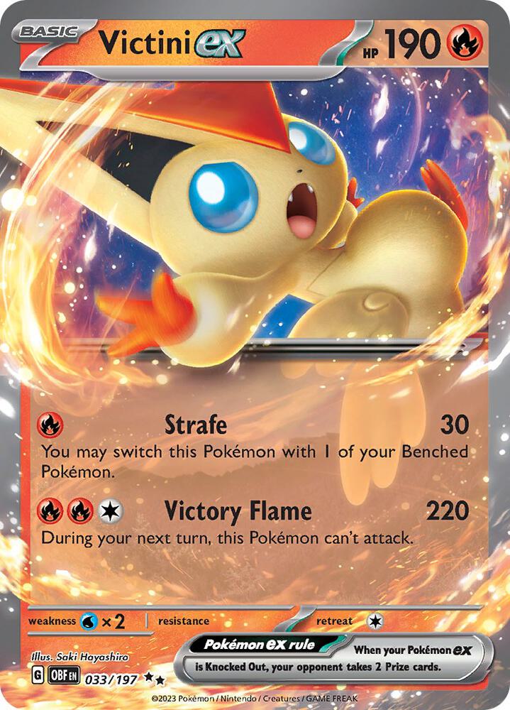 Victini ex #33 - Obsidian Flames