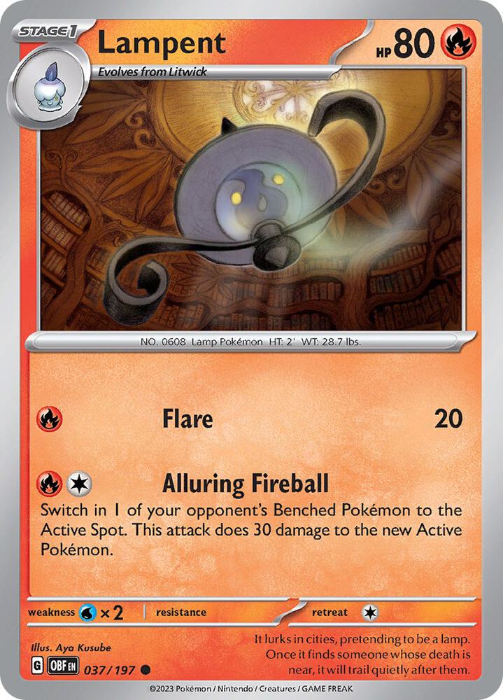Lampent #37 - Obsidian Flames