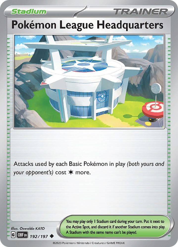 Pokemon League Headquarters #192 - Obsidian Flames
