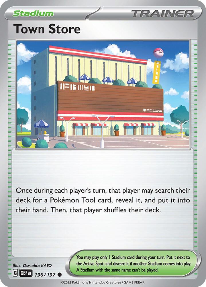 Town Store #196 - Obsidian Flames
