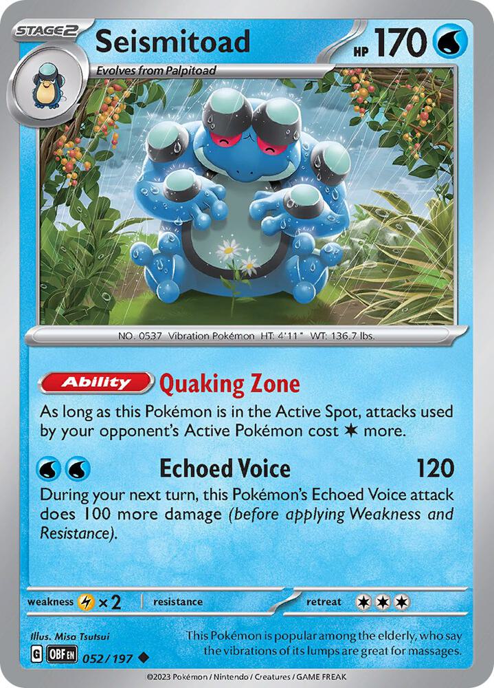 Seismitoad #52 - Obsidian Flames
