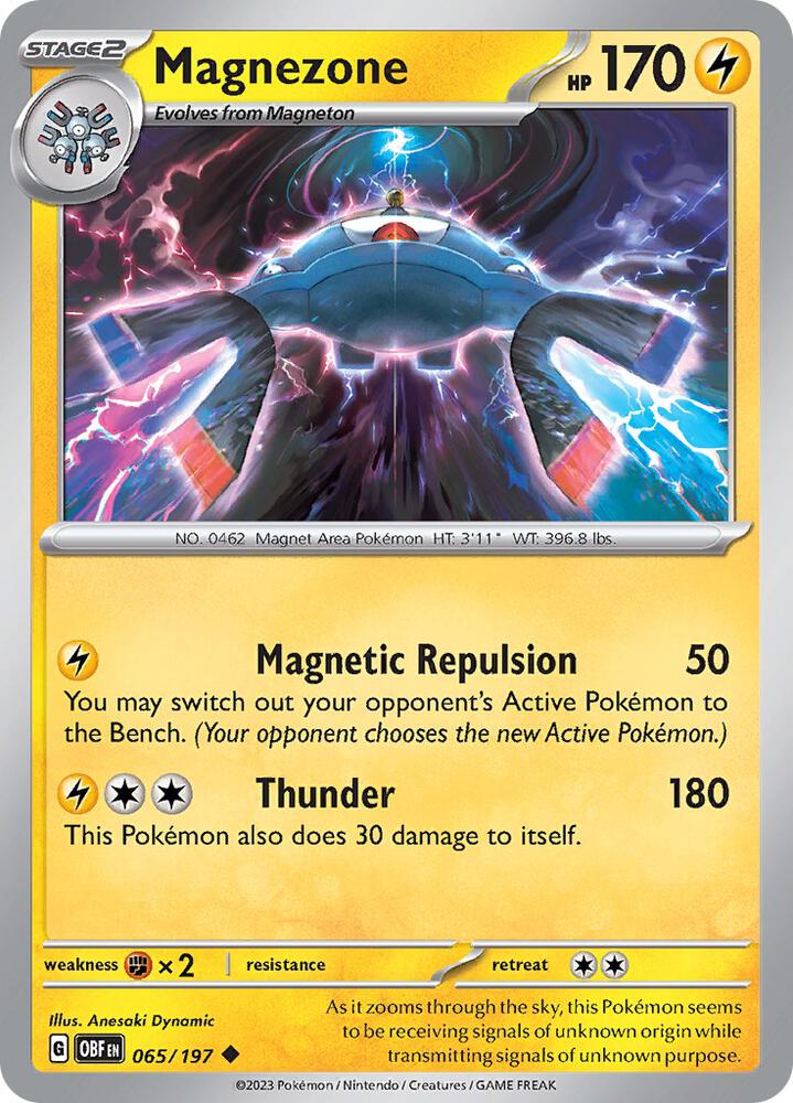 Magnezone #65 - Obsidian Flames
