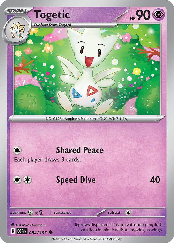 Togetic #84 - Obsidian Flames