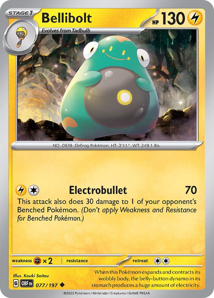 Bellibolt #77 - Obsidian Flames