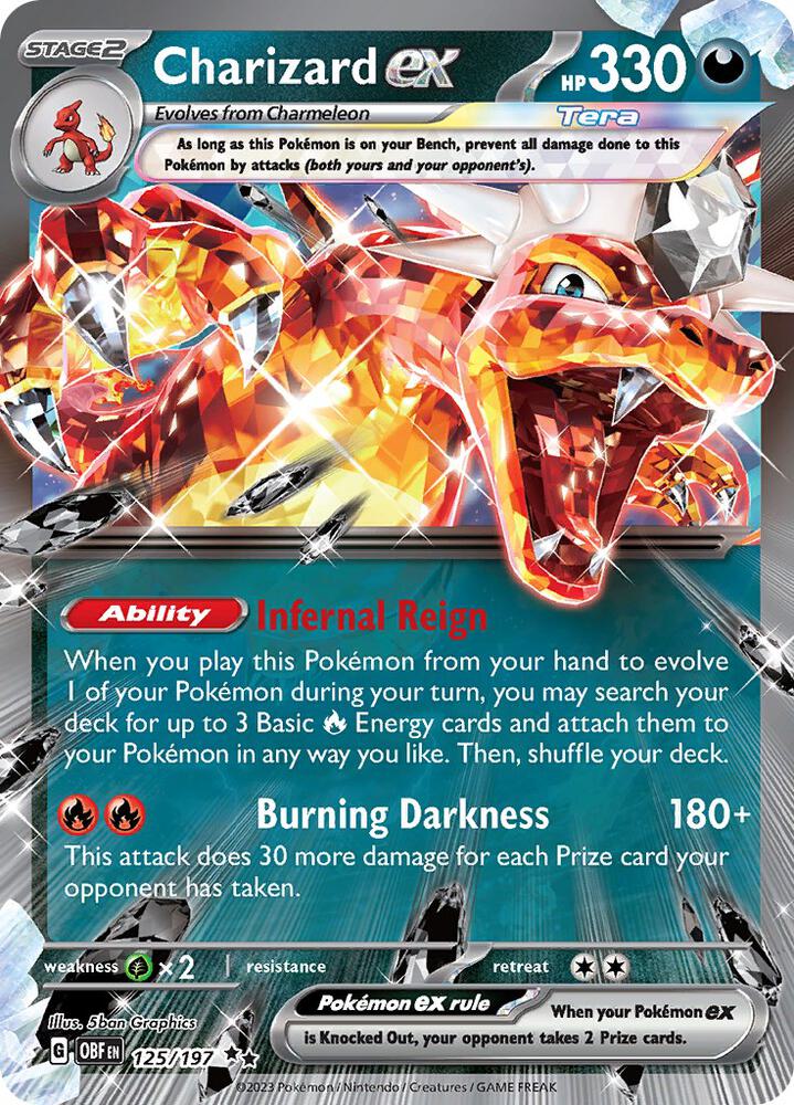 Charizard ex #125 - Obsidian Flames