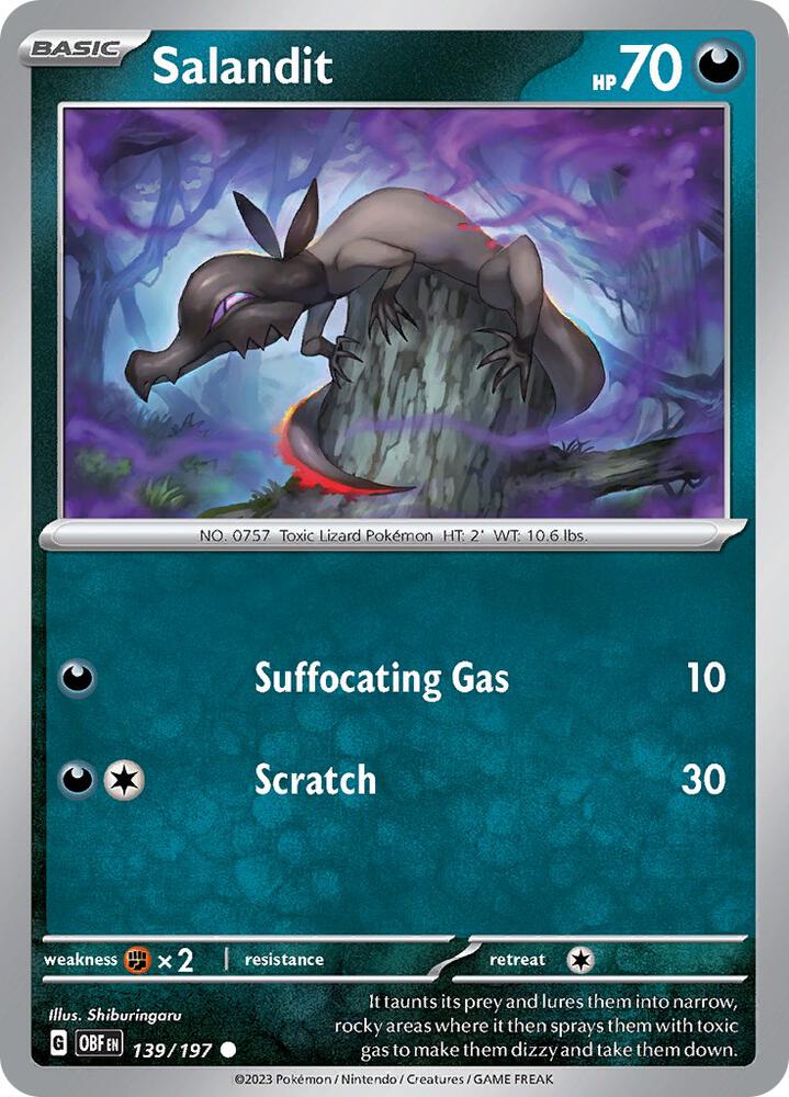Salandit #139 - Obsidian Flames