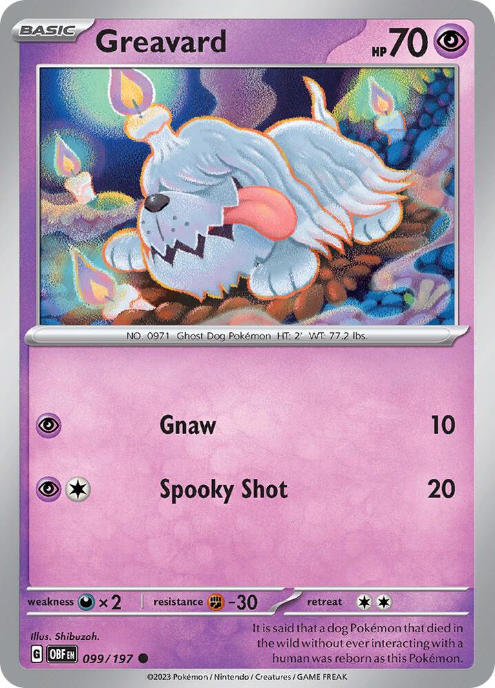 Greavard #99 - Obsidian Flames