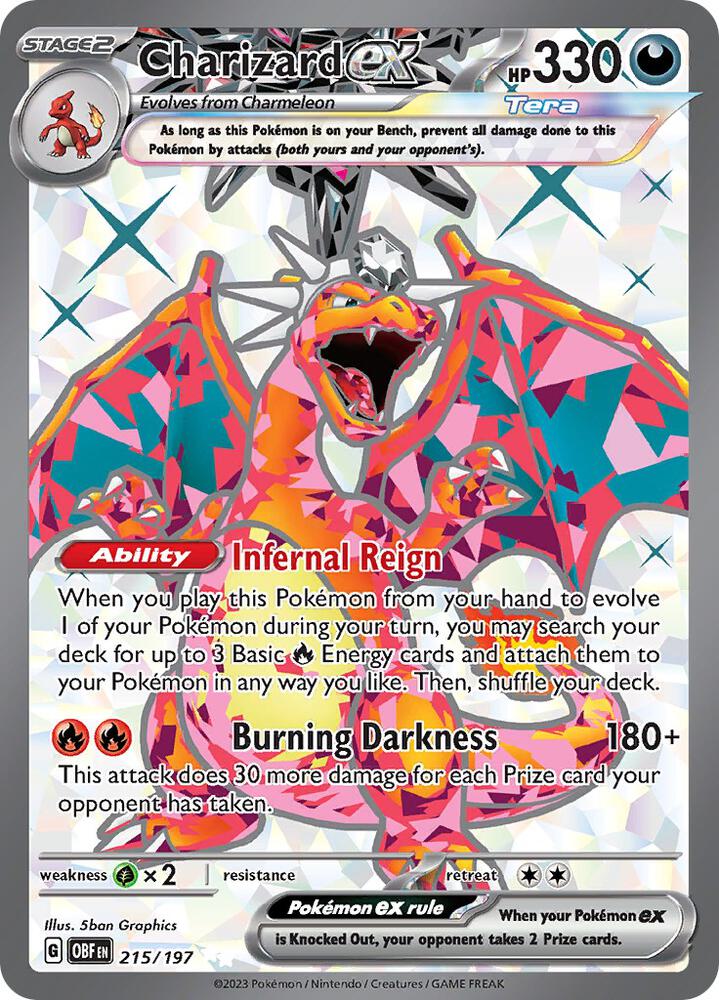 Charizard ex #215 - Obsidian Flames