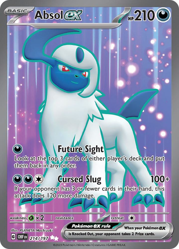 Absol ex #214 - Obsidian Flames