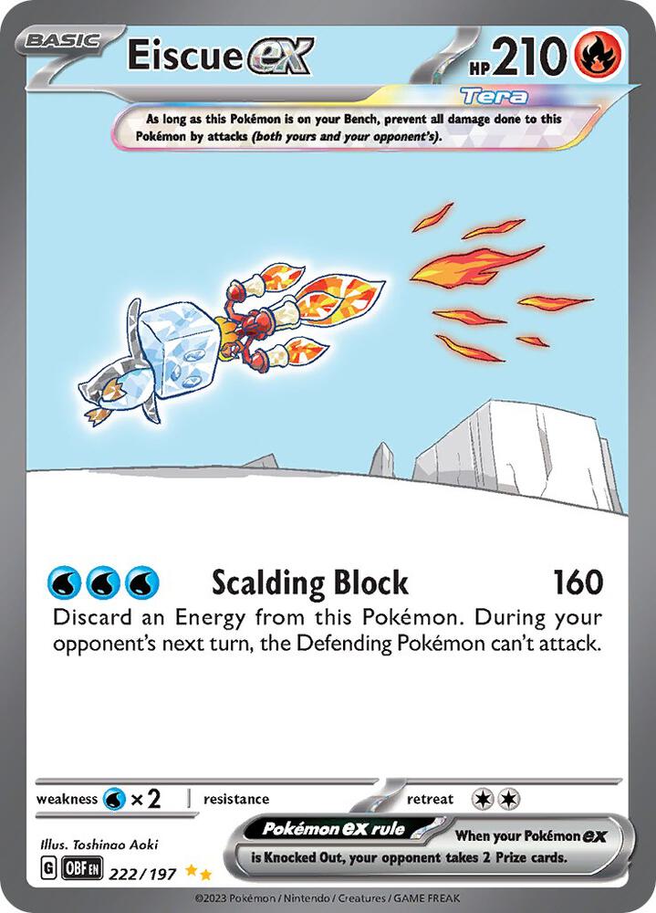 Eiscue ex #222 - Obsidian Flames