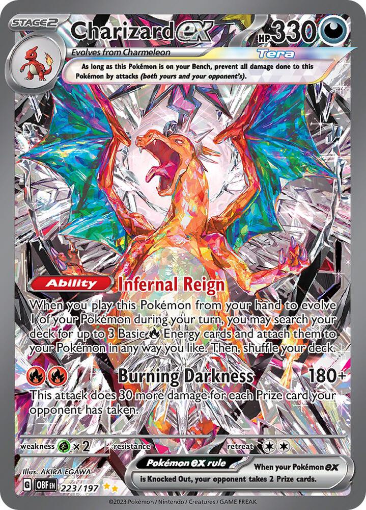 Charizard ex #223 - Obsidian Flames