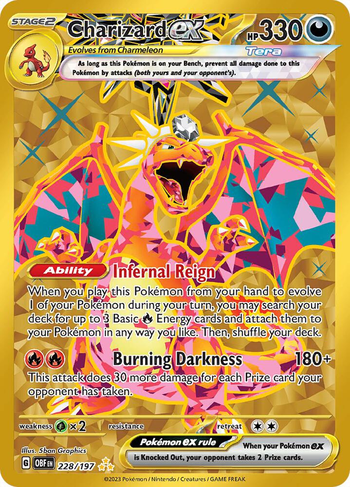 Charizard ex #228 - Obsidian Flames