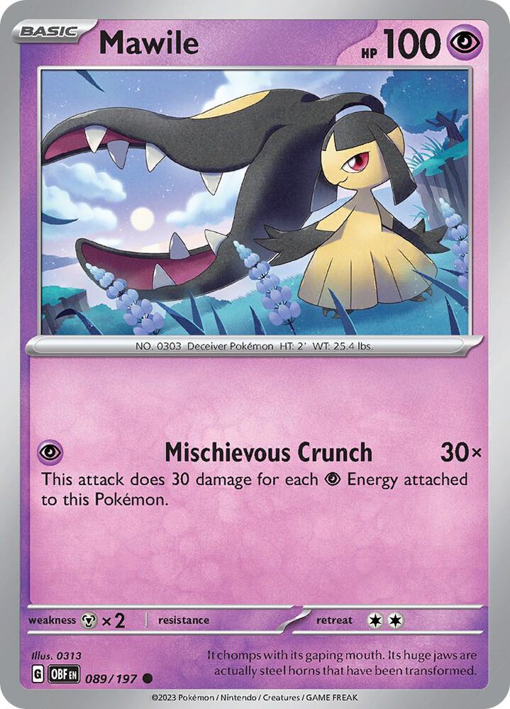 Mawile #89 - Obsidian Flames