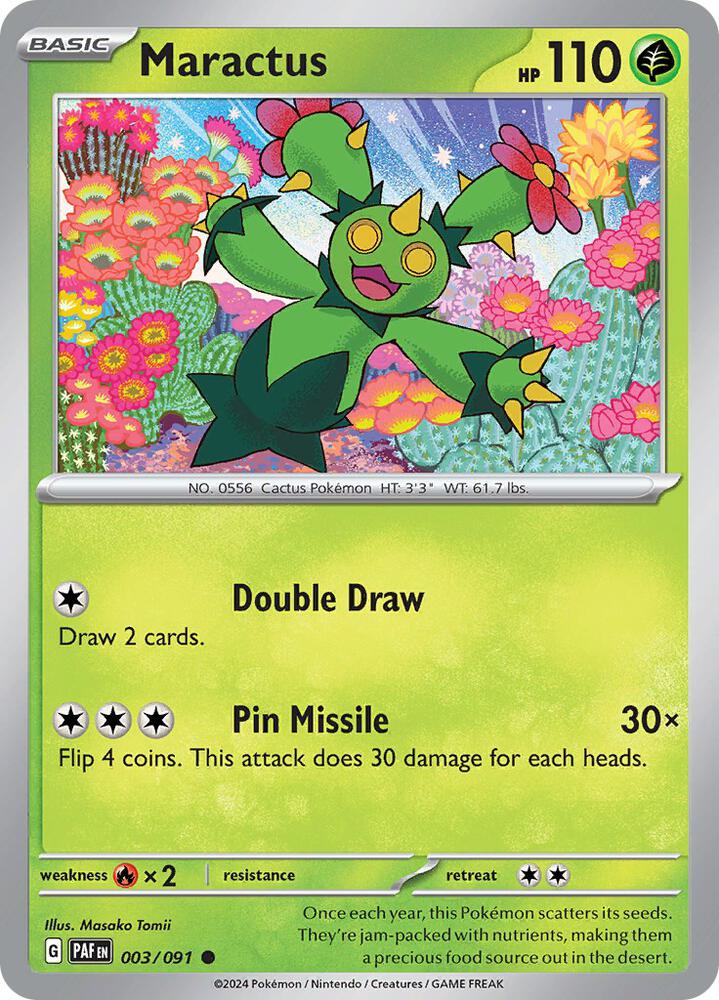Maractus #3 - Paldean Fates