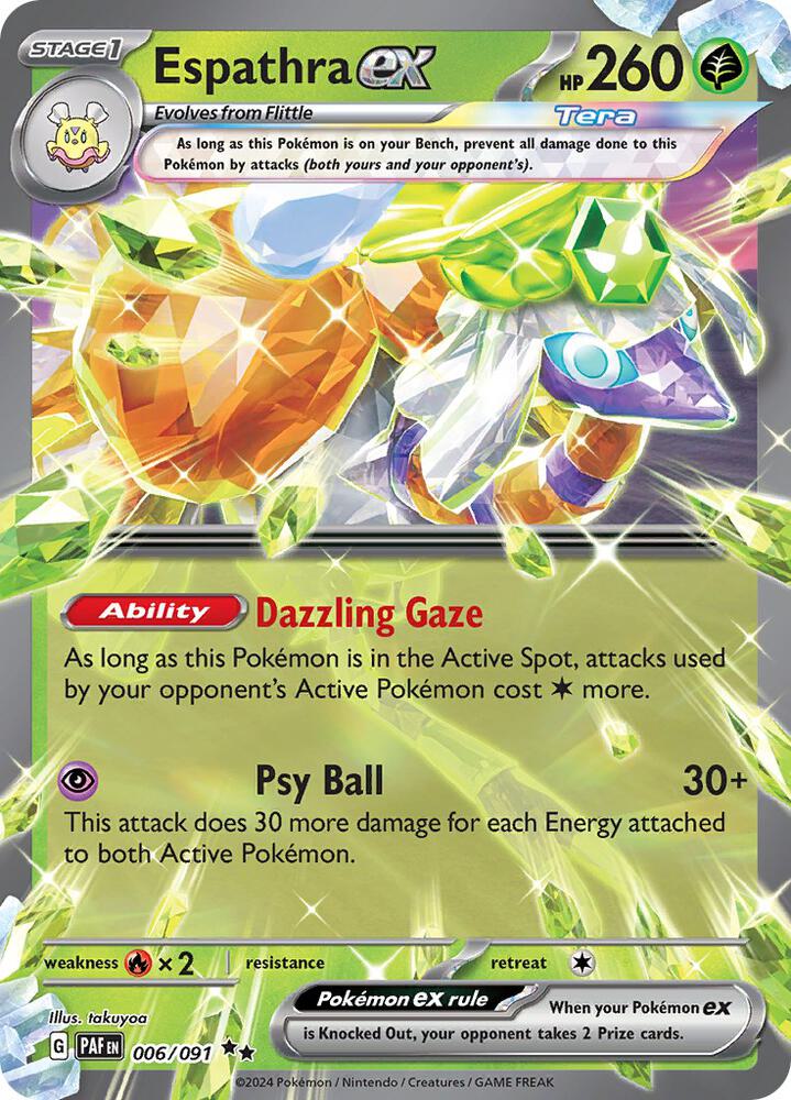 Espathra ex #6 - Paldean Fates