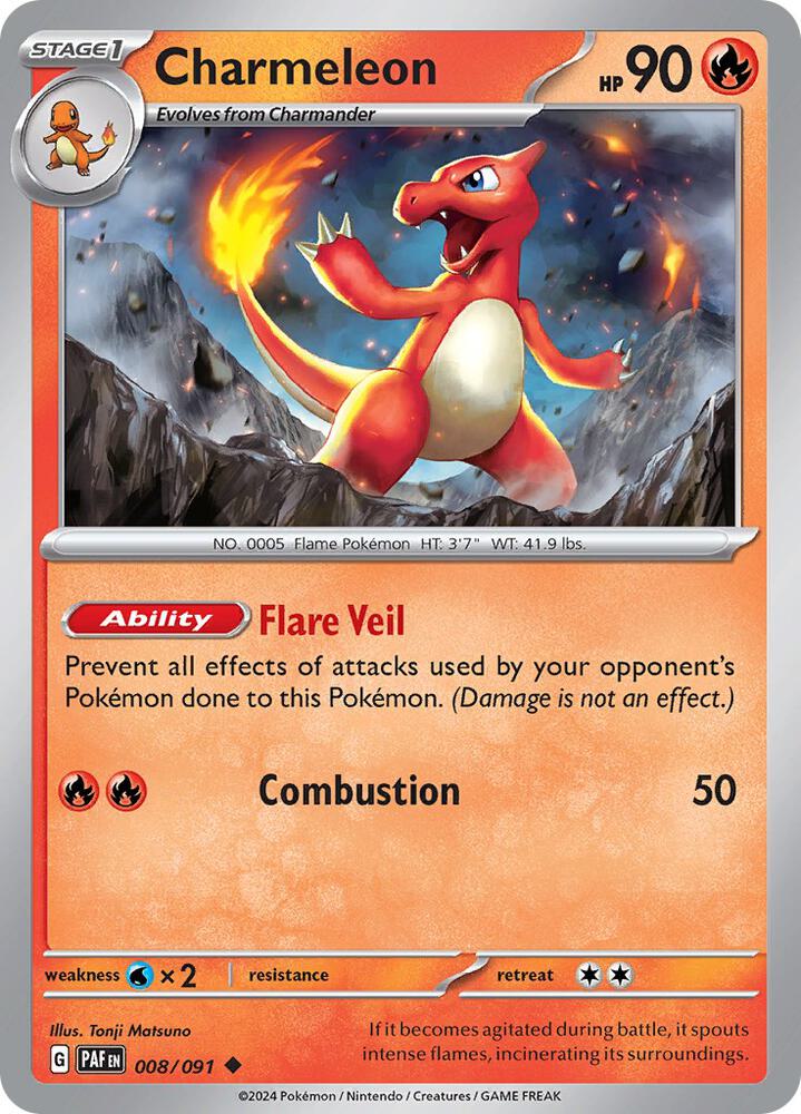 Charmeleon #8 - Paldean Fates