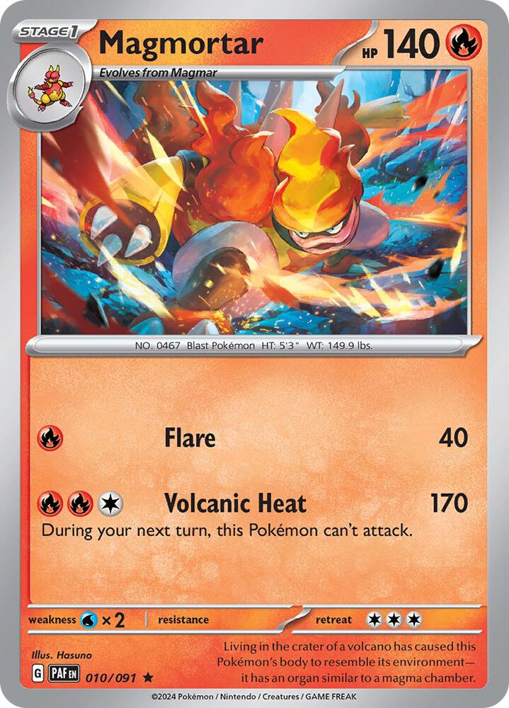 Magmortar #10 - Paldean Fates