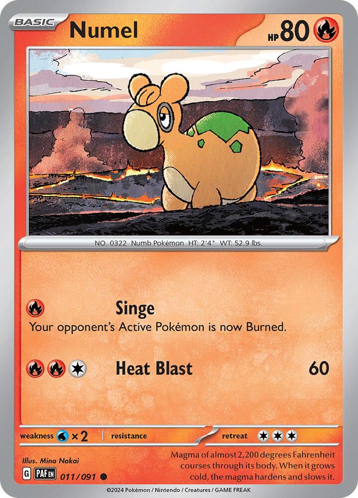 Numel #11 - Paldean Fates