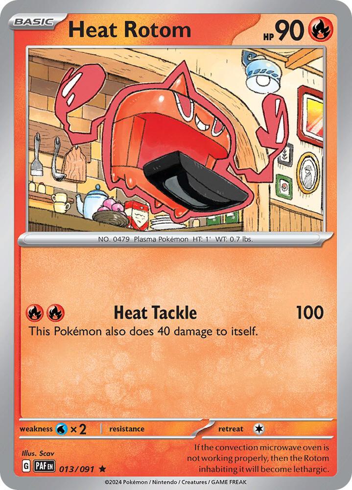 Heat Rotom #13 - Paldean Fates