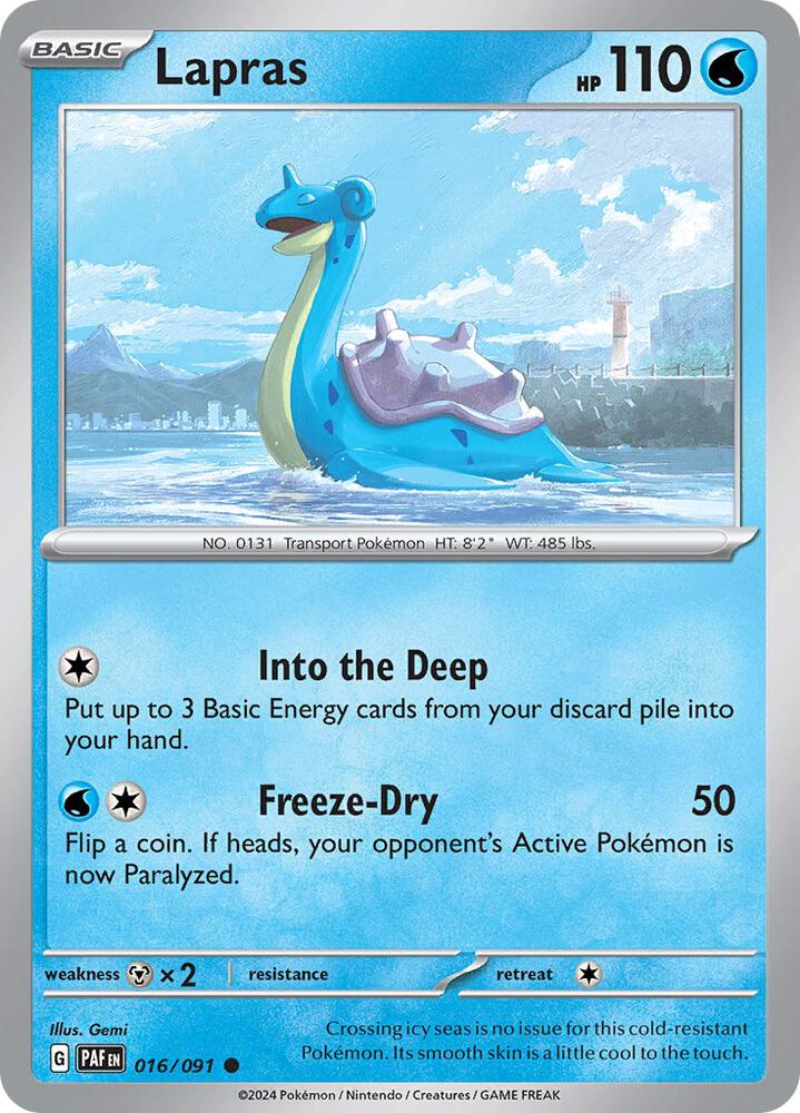 Lapras #16 - Paldean Fates