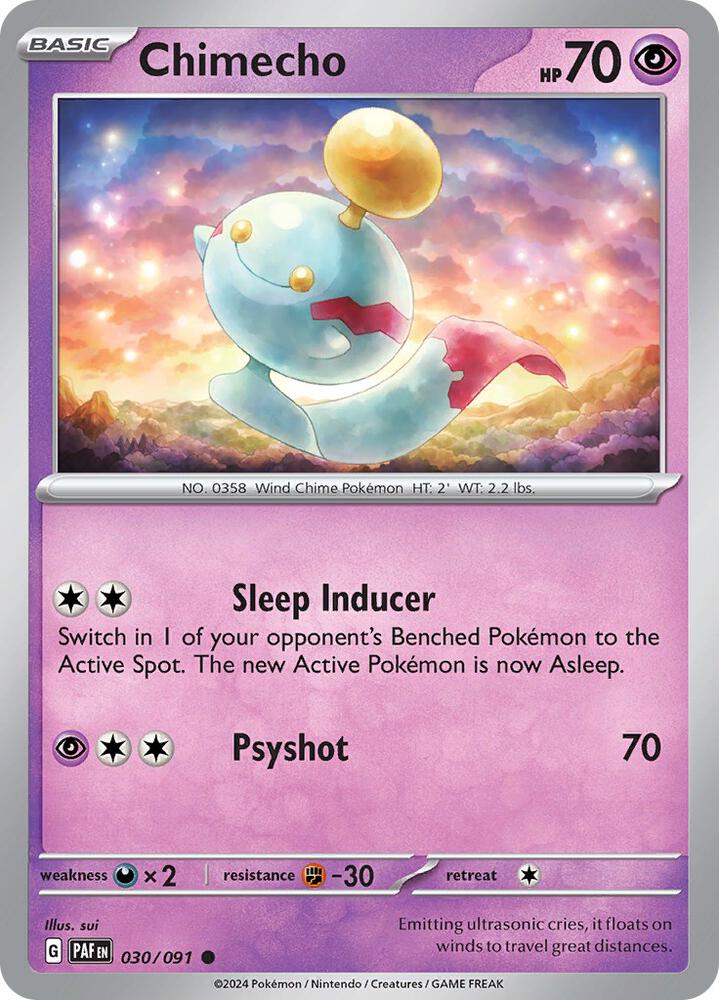 Chimecho #30 - Paldean Fates