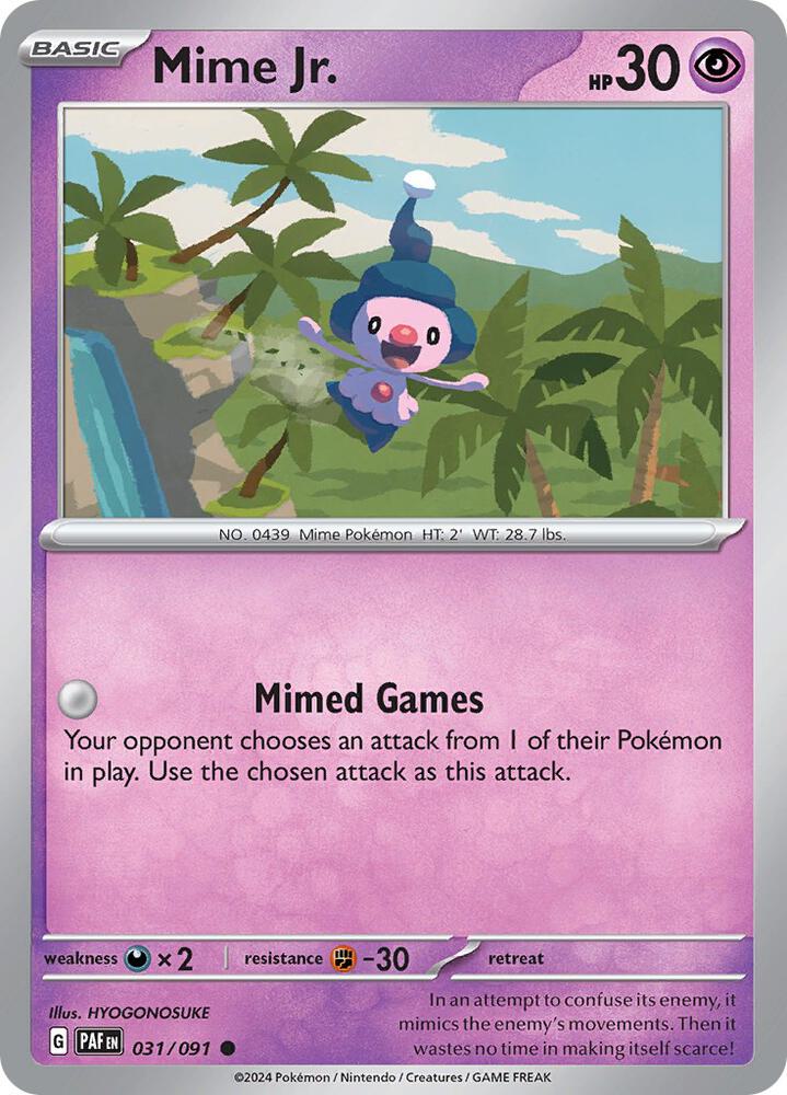 Mime Jr. #31 - Paldean Fates