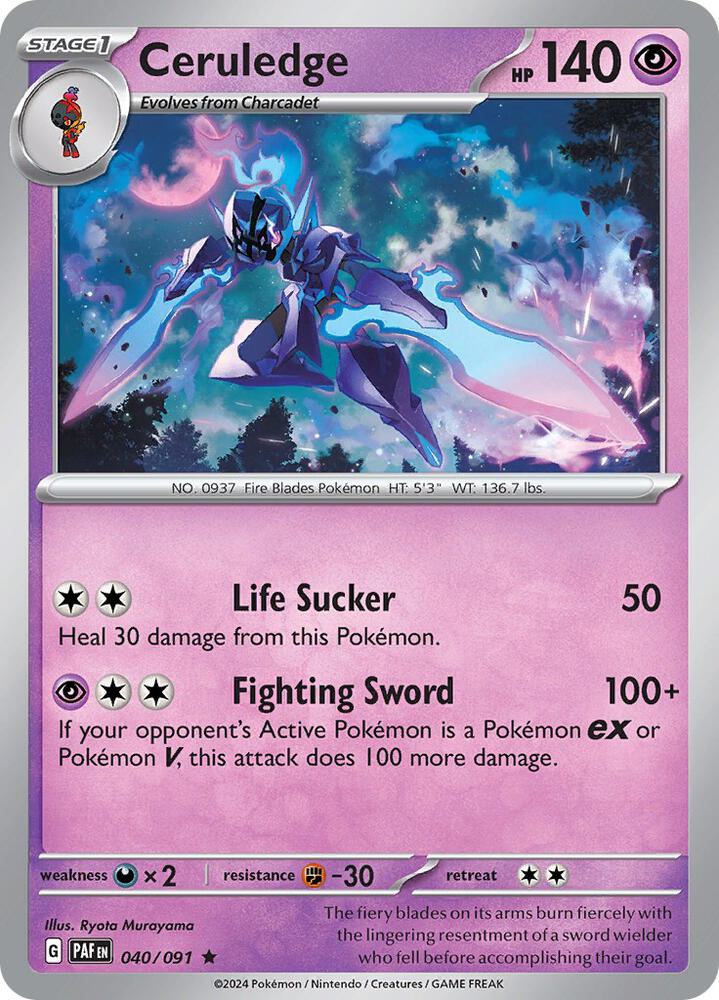 Ceruledge #40 - Paldean Fates