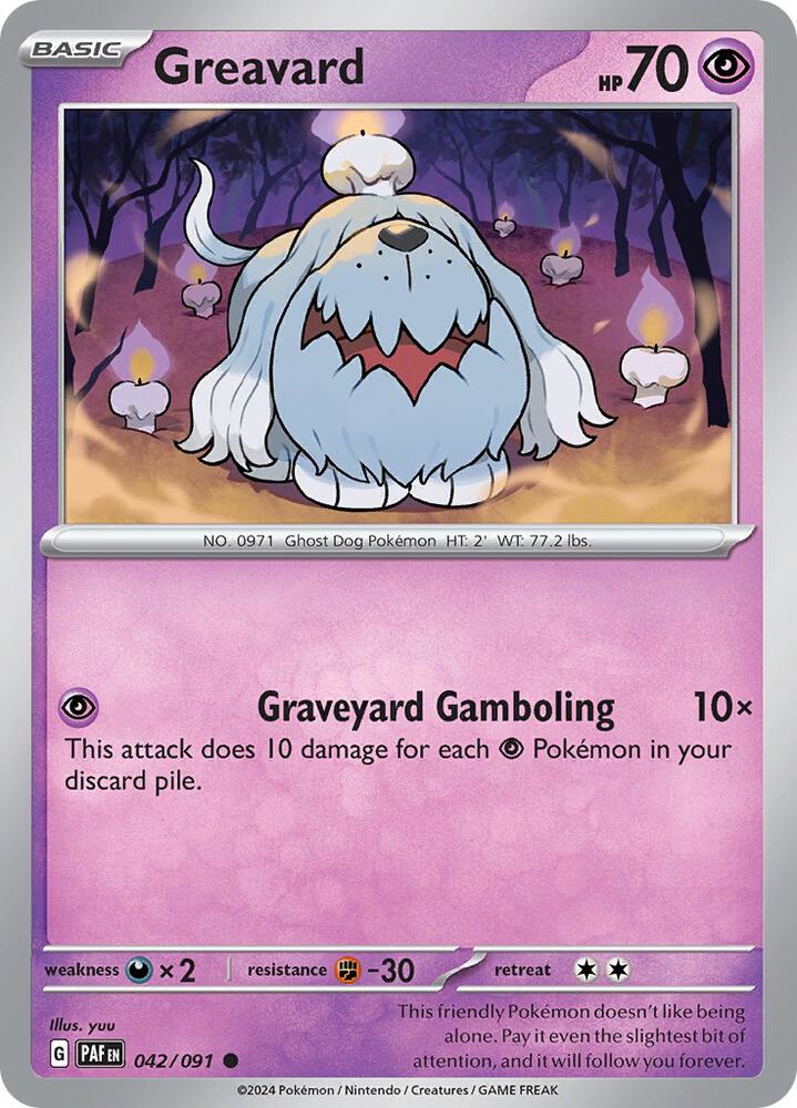 Greavard #42 - Paldean Fates