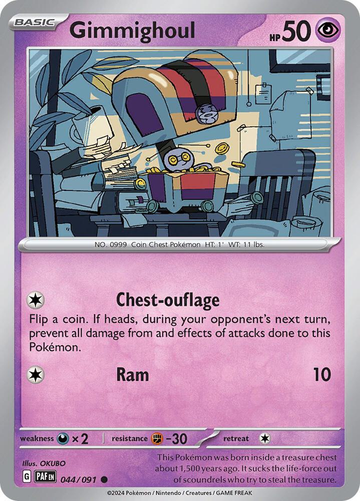 Gimmighoul #44 - Paldean Fates