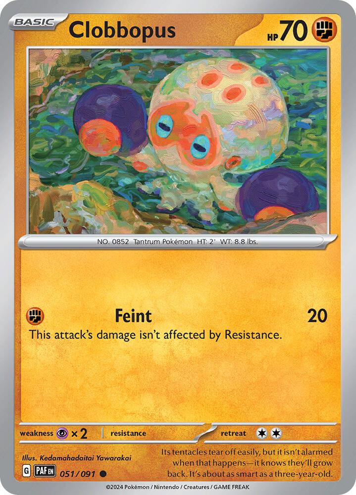 Clobbopus #51 - Paldean Fates