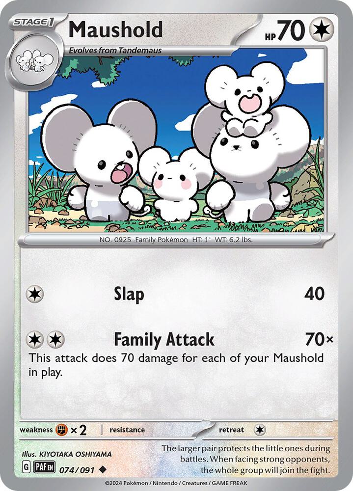Maushold #74 - Paldean Fates