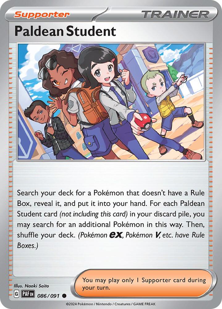 Paldean Student #86 - Paldean Fates