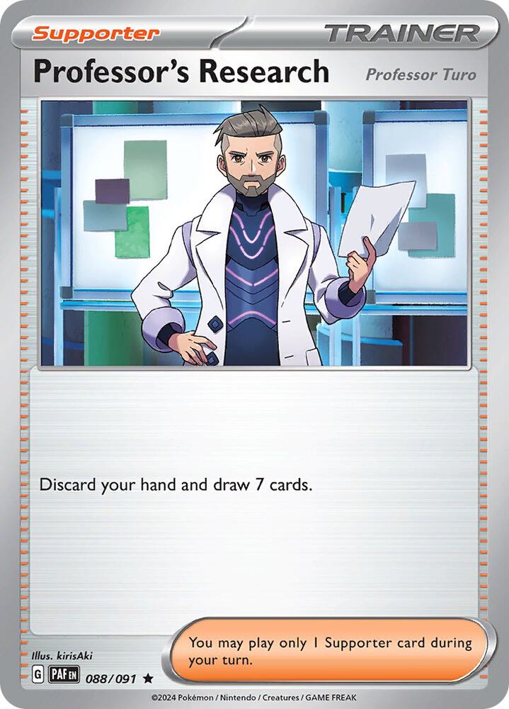 Professor's Research #88 - Paldean Fates