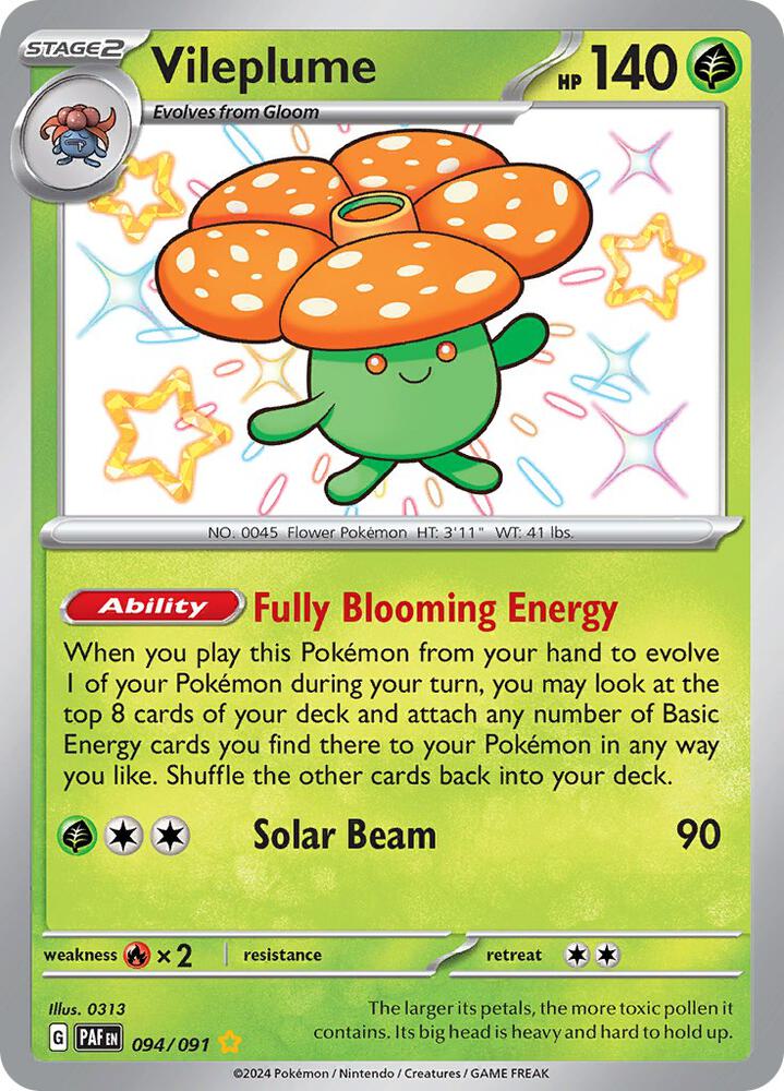 Vileplume #94 - Paldean Fates