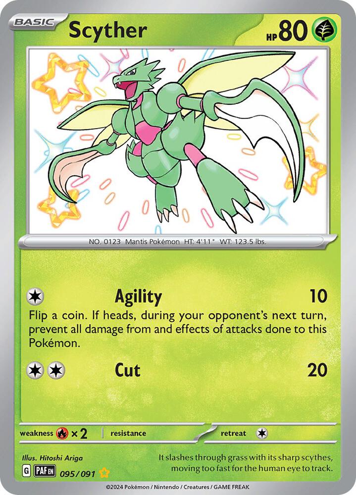 Scyther #95 - Paldean Fates