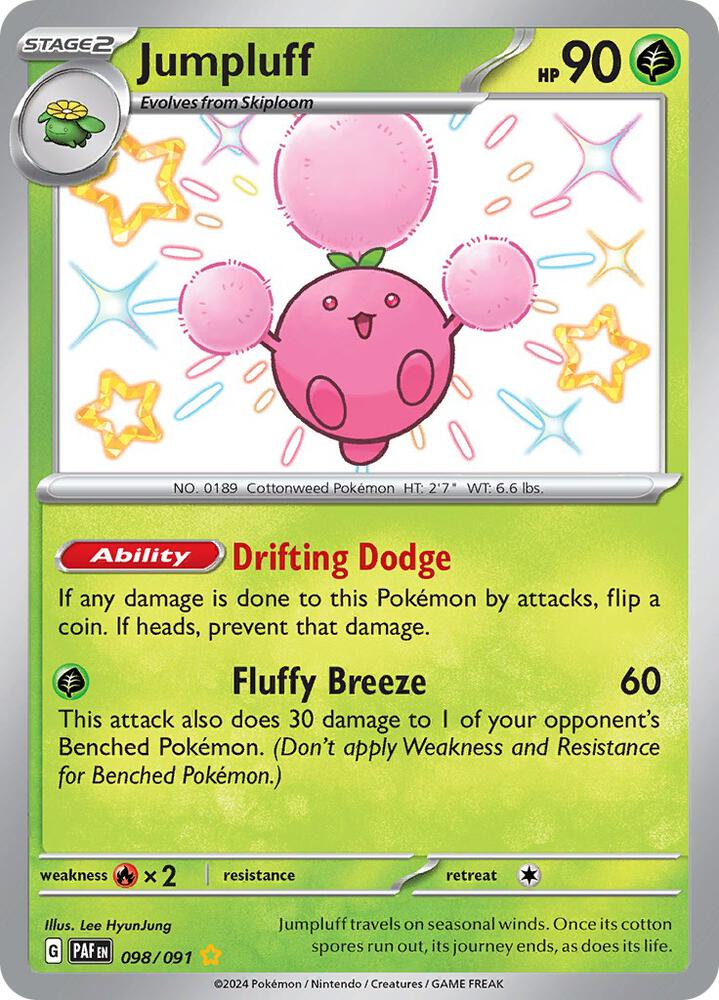 Jumpluff #98 - Paldean Fates