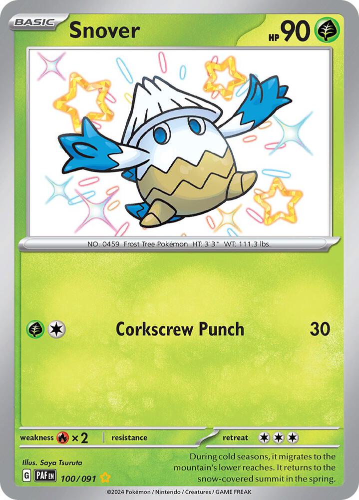 Snover #100 - Paldean Fates