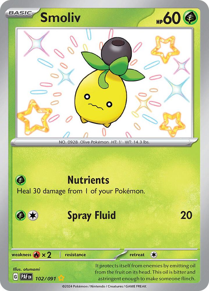 Smoliv #102 - Paldean Fates