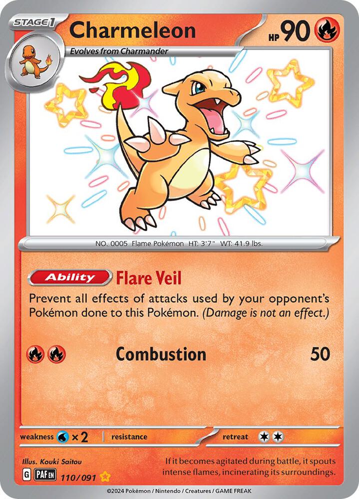 Charmeleon #110 - Paldean Fates