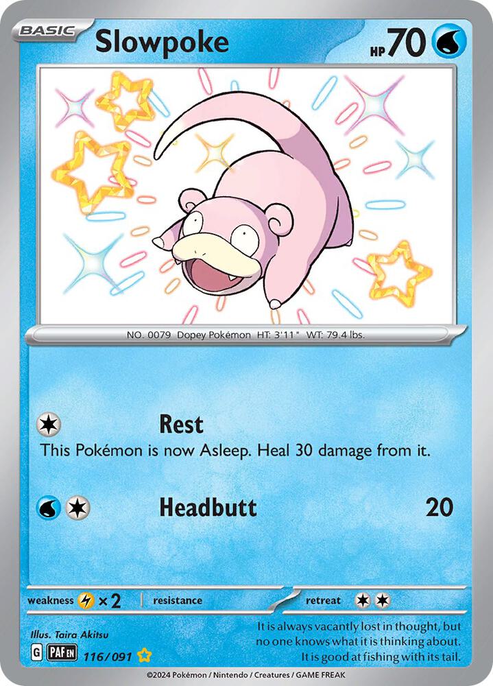 Slowpoke #116 - Paldean Fates