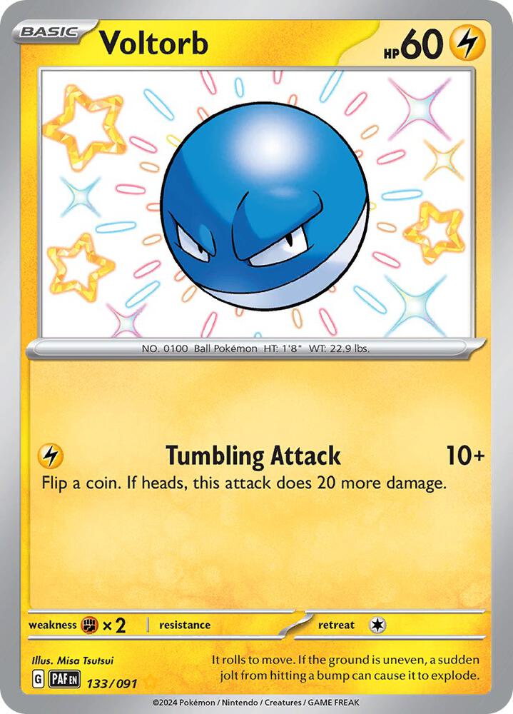 Voltorb #133 - Paldean Fates