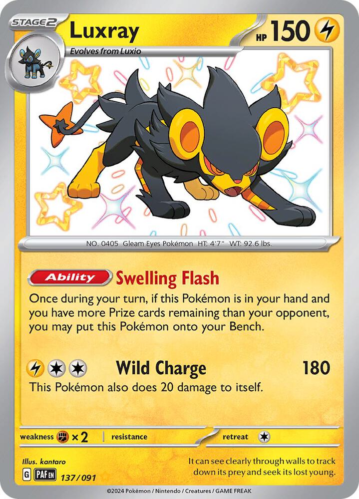 Luxray #137 - Paldean Fates