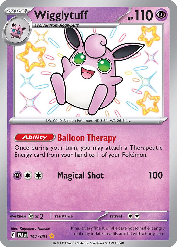 Wigglytuff #147 - Paldean Fates
