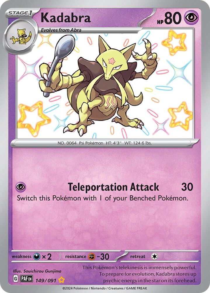 Kadabra #149 - Paldean Fates
