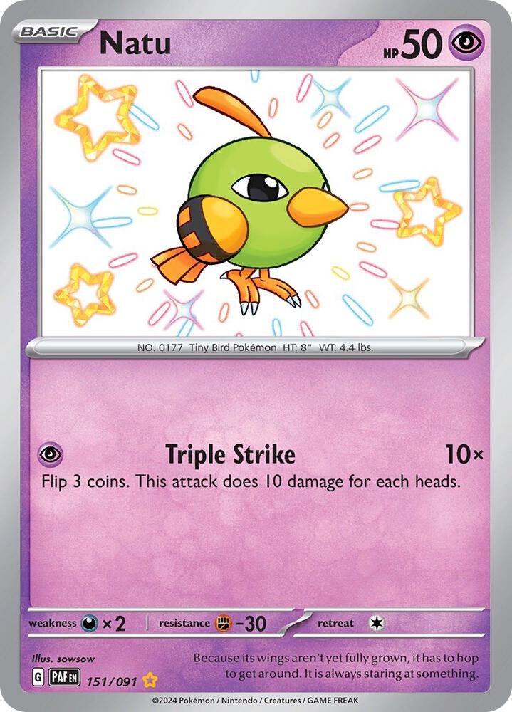 Natu #151 - Paldean Fates
